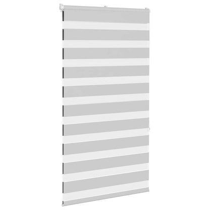 Doppelrollo Hellgrau 75x150 cm Stoffbreite 70,9 cm Polyester