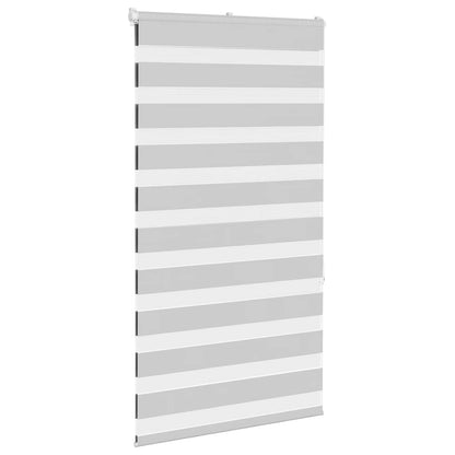 Doppelrollo Hellgrau 90x150 cm Stoffbreite 85,9 cm Polyester