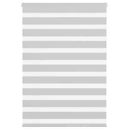 Doppelrollo Hellgrau 100x150 cm Stoffbreite 95,9 cm Polyester