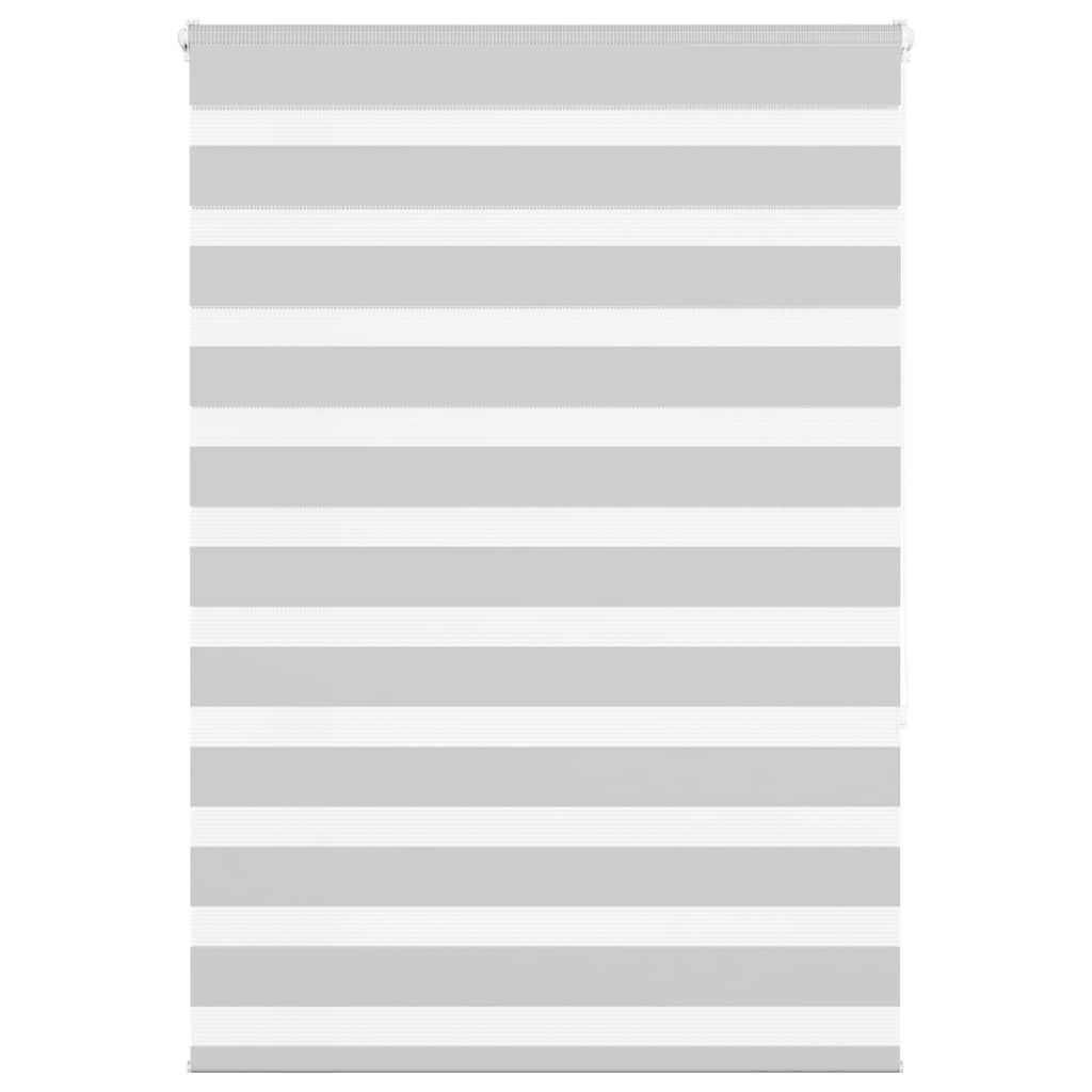 Doppelrollo Hellgrau 110x150 cm Stoffbreite 105,9 cm Polyester