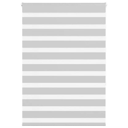 Doppelrollo Hellgrau 115x150 cm Stoffbreite 110,9 cm Polyester
