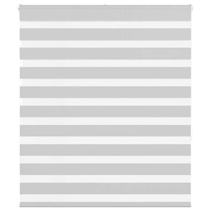 Doppelrollo Hellgrau 120x150 cm Stoffbreite 115,9 cm Polyester