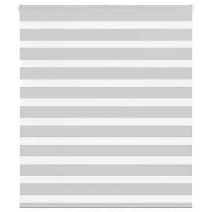 Doppelrollo Hellgrau 125x150 cm Stoffbreite 120,9 cm Polyester