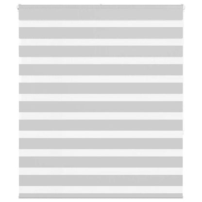 Doppelrollo Hellgrau 130x150 cm Stoffbreite 125,9 cm Polyester