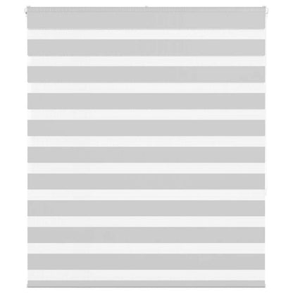 Doppelrollo Hellgrau 135x150 cm Stoffbreite 130,9 cm Polyester