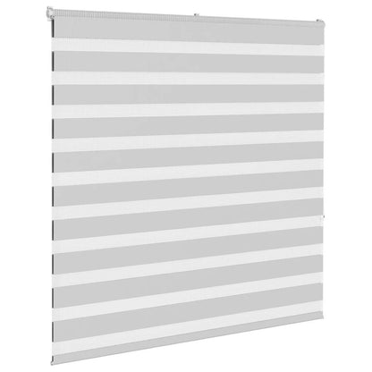 Doppelrollo Hellgrau 140x150 cm Stoffbreite 135,9 cm Polyester