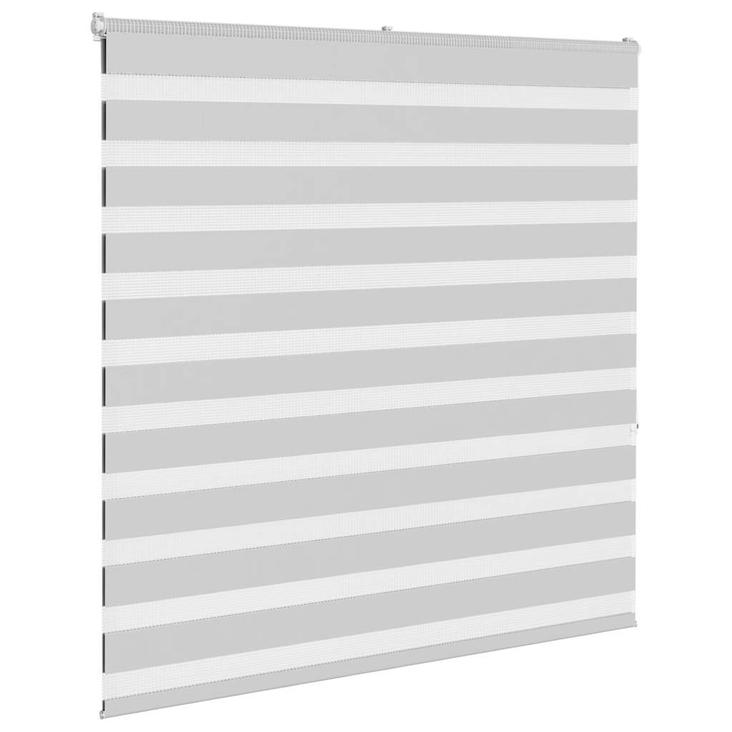 Doppelrollo Hellgrau 145x150 cm Stoffbreite 140,9 cm Polyester
