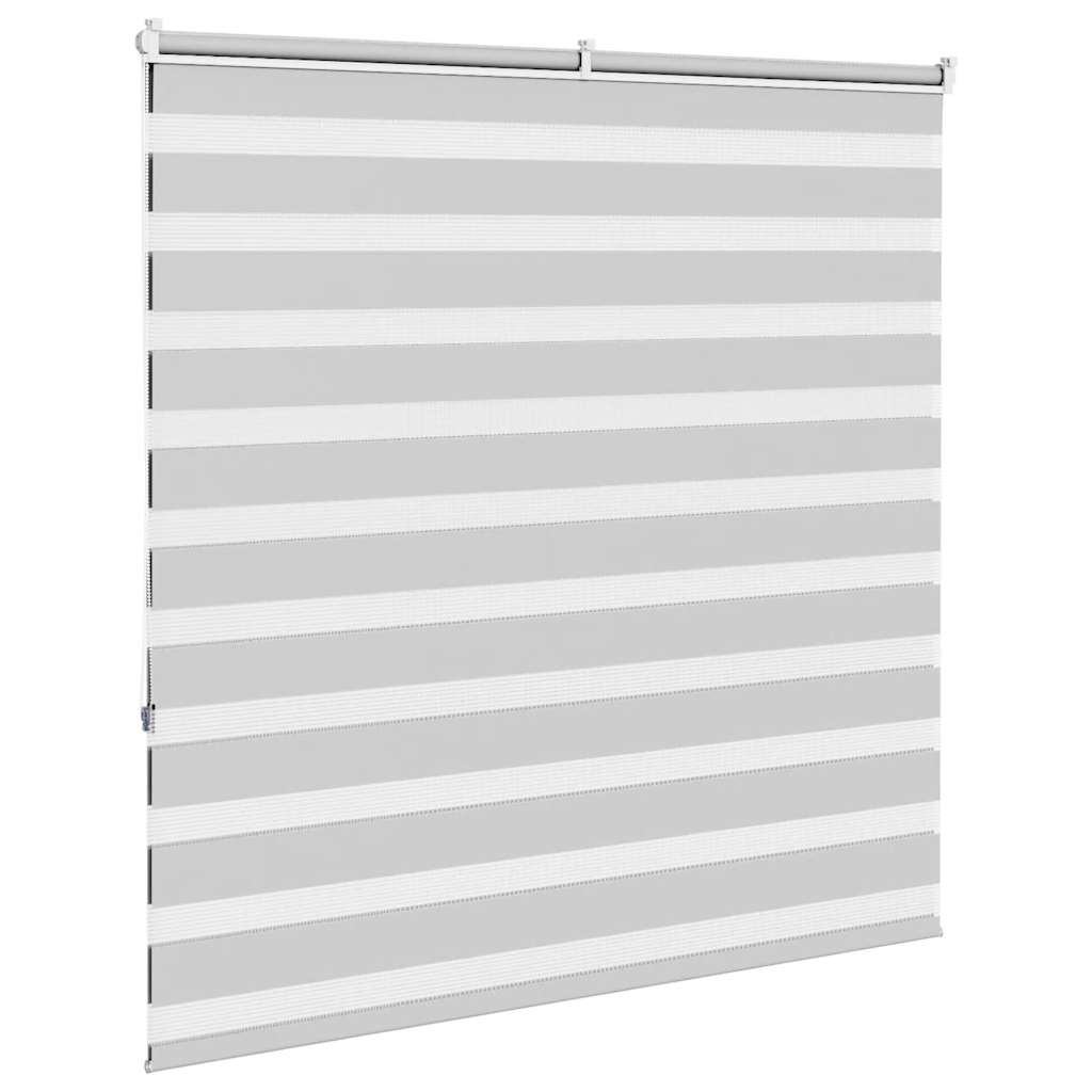 Doppelrollo Hellgrau 145x150 cm Stoffbreite 140,9 cm Polyester