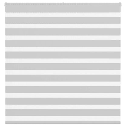 Doppelrollo Hellgrau 150x150 cm Stoffbreite 145,9 cm Polyester