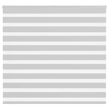 Doppelrollo Hellgrau 155x150 cm Stoffbreite 150,9 cm Polyester