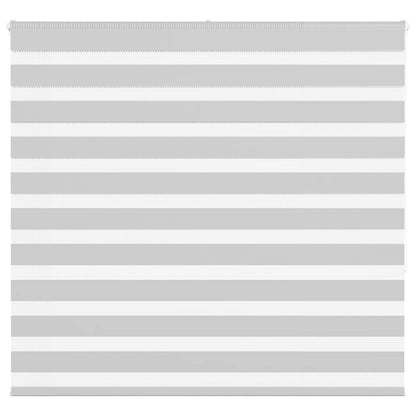 Doppelrollo Hellgrau 160x150 cm Stoffbreite 155,9 cm Polyester