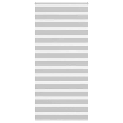 Doppelrollo Hellgrau 105x200 cm Stoffbreite 100,9 cm Polyester