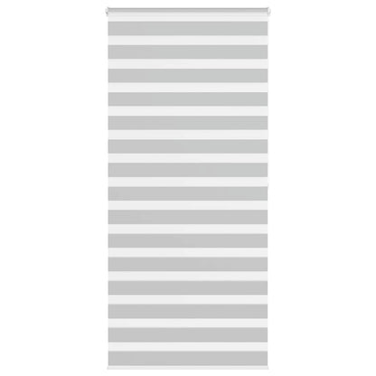 Doppelrollo Hellgrau 110x200 cm Stoffbreite 105,9 cm Polyester