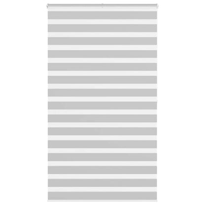 Doppelrollo Hellgrau 120x200 cm Stoffbreite 115,9 cm Polyester