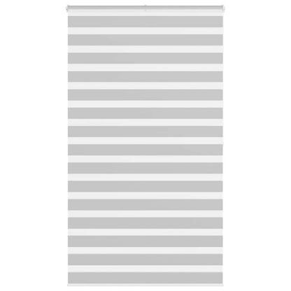 Doppelrollo Hellgrau 130x200 cm Stoffbreite 125,9 cm Polyester