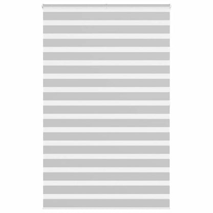 Doppelrollo Hellgrau 140x200 cm Stoffbreite 135,9 cm Polyester