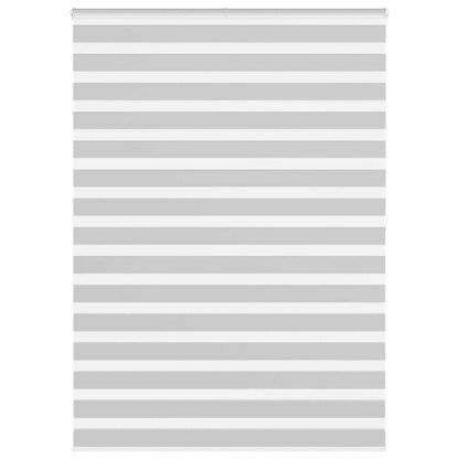 Doppelrollo Hellgrau 155x200 cm Stoffbreite 150,9 cm Polyester
