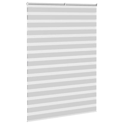 Doppelrollo Hellgrau 160x200 cm Stoffbreite 155,9 cm Polyester
