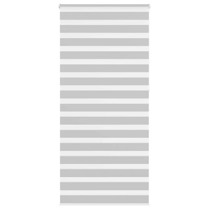 Doppelrollo Hellgrau 110x230 cm Stoffbreite 105,9 cm Polyester