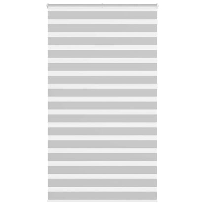 Doppelrollo Hellgrau 125x230 cm Stoffbreite 120,9 cm Polyester