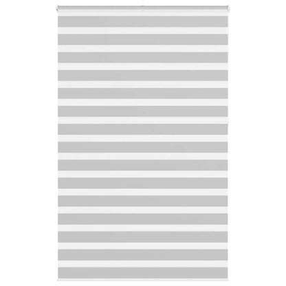 Doppelrollo Hellgrau 150x230 cm Stoffbreite 145,9 cm Polyester
