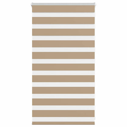 Doppelrollo Sandbraun 75x100 cm Stoffbreite 70,9 cm Polyester