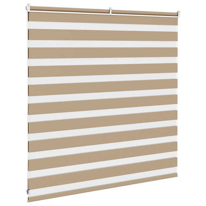 Doppelrollo Sandbraun 145x100 cm Stoffbreite 140,9 cm Polyester