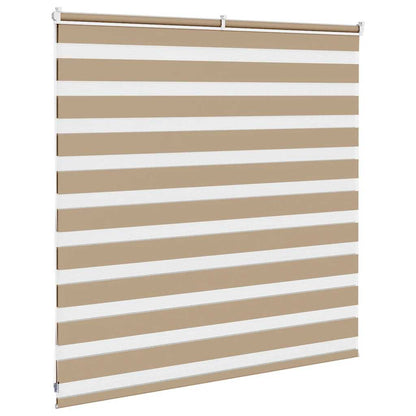 Doppelrollo Sandbraun 150x100 cm Stoffbreite 145,9 cm Polyester
