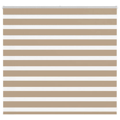 Doppelrollo Sandbraun 155x100 cm Stoffbreite 150,9 cm Polyester
