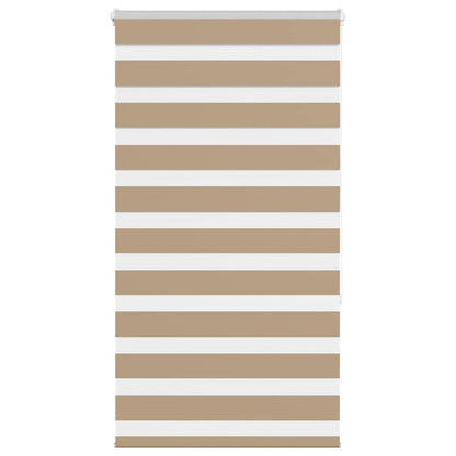 Doppelrollo Sandbraun 70x150 cm Stoffbreite 65,9 cm Polyester