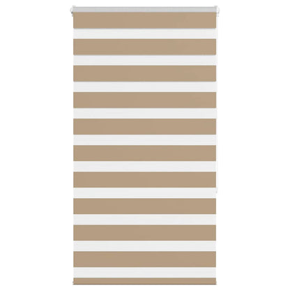 Doppelrollo Sandbraun 75x150 cm Stoffbreite 70,9 cm Polyester