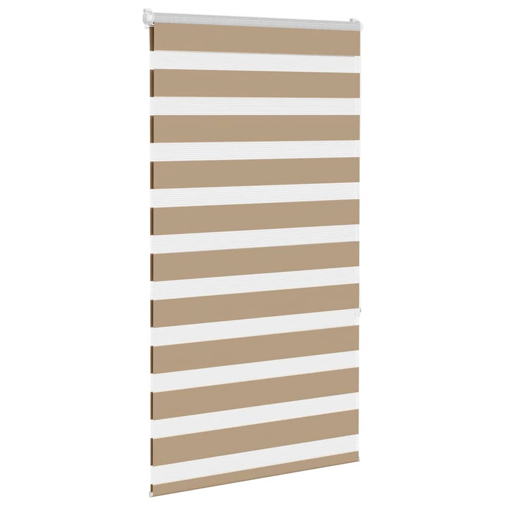 Doppelrollo Sandbraun 75x150 cm Stoffbreite 70,9 cm Polyester