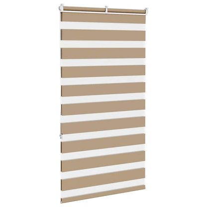 Doppelrollo Sandbraun 75x150 cm Stoffbreite 70,9 cm Polyester
