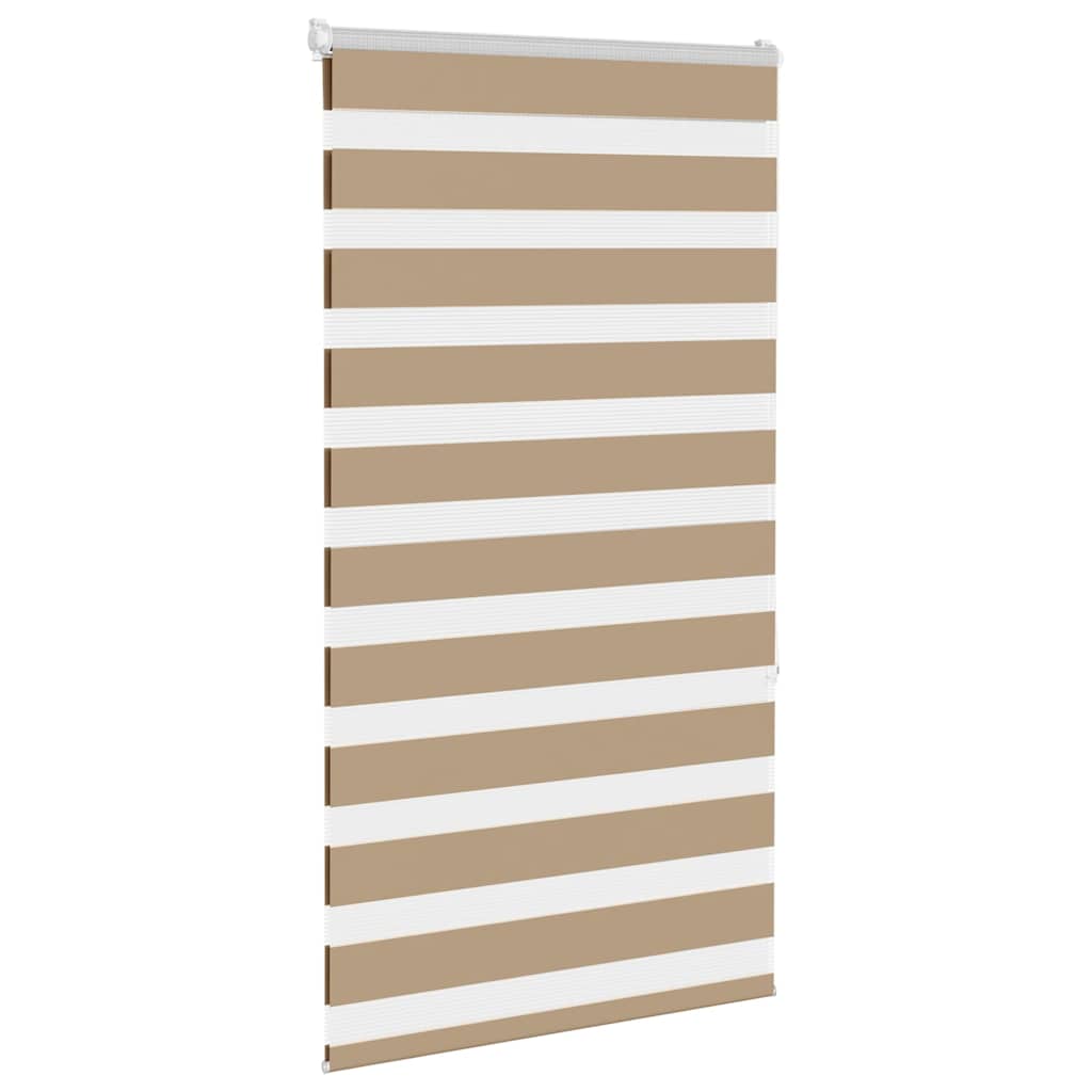 Doppelrollo Sandbraun 85x150 cm Stoffbreite 80,9 cm Polyester