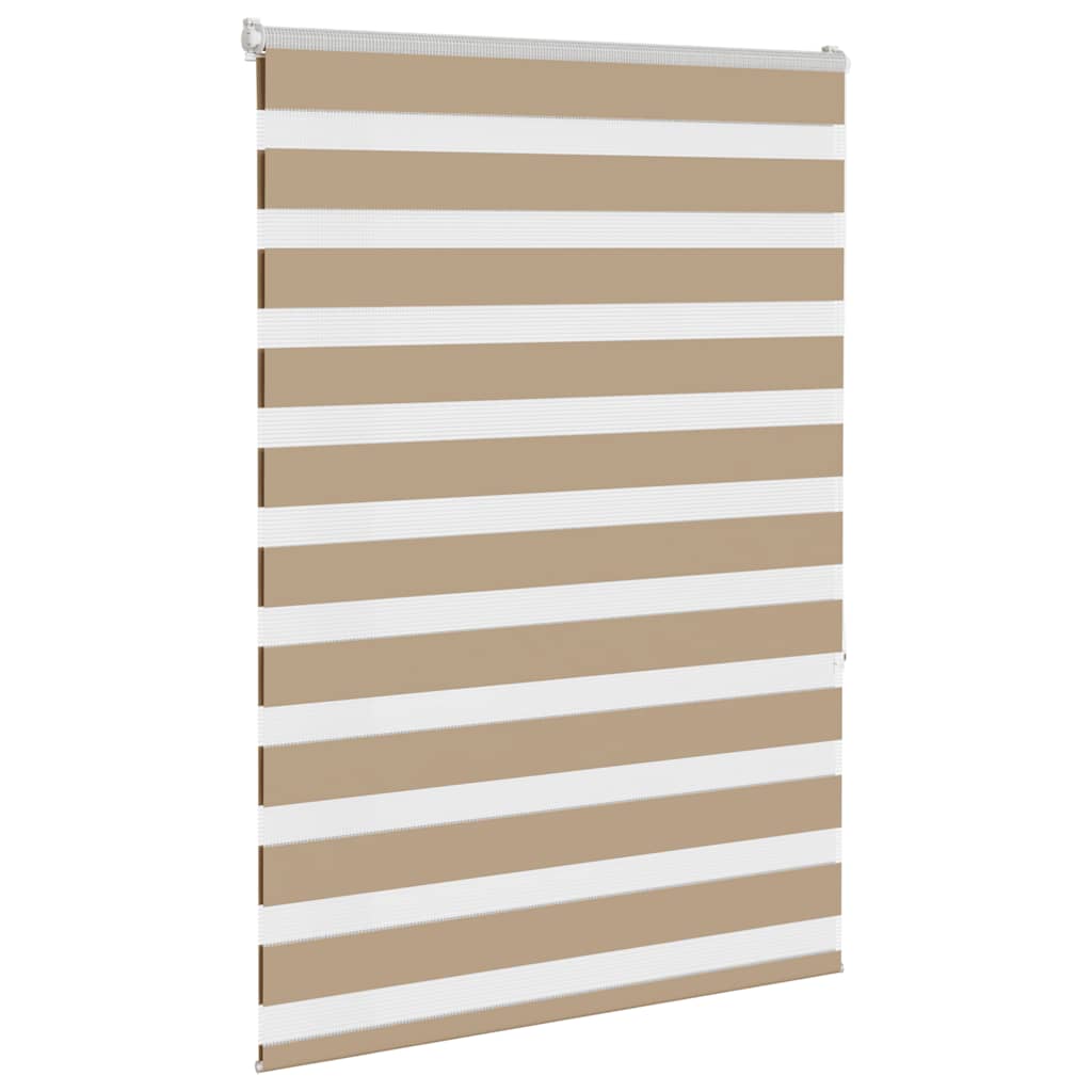 Doppelrollo Sandbraun 105x150 cm Stoffbreite 100,9 cm Polyester