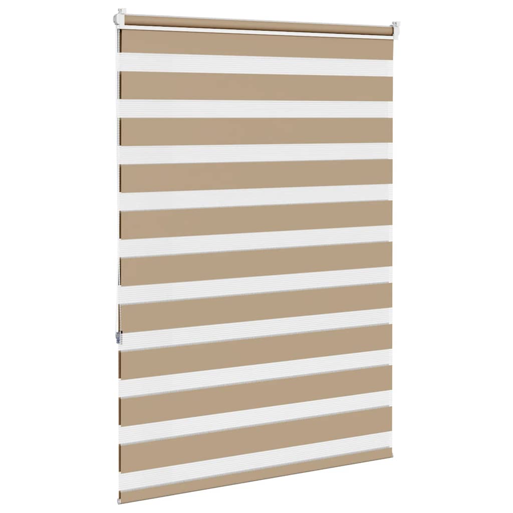 Doppelrollo Sandbraun 105x150 cm Stoffbreite 100,9 cm Polyester