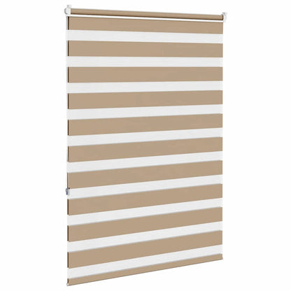 Doppelrollo Sandbraun 110x150 cm Stoffbreite 105,9 cm Polyester