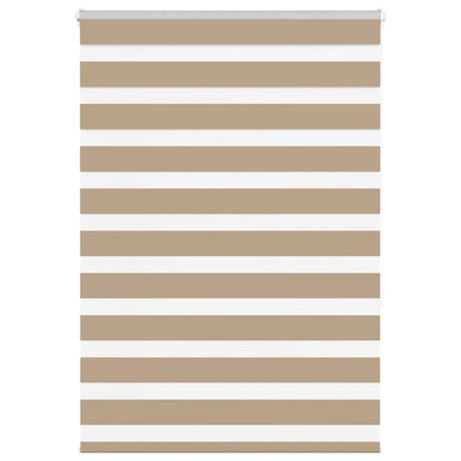 Doppelrollo Sandbraun 115x150 cm Stoffbreite 110,9 cm Polyester