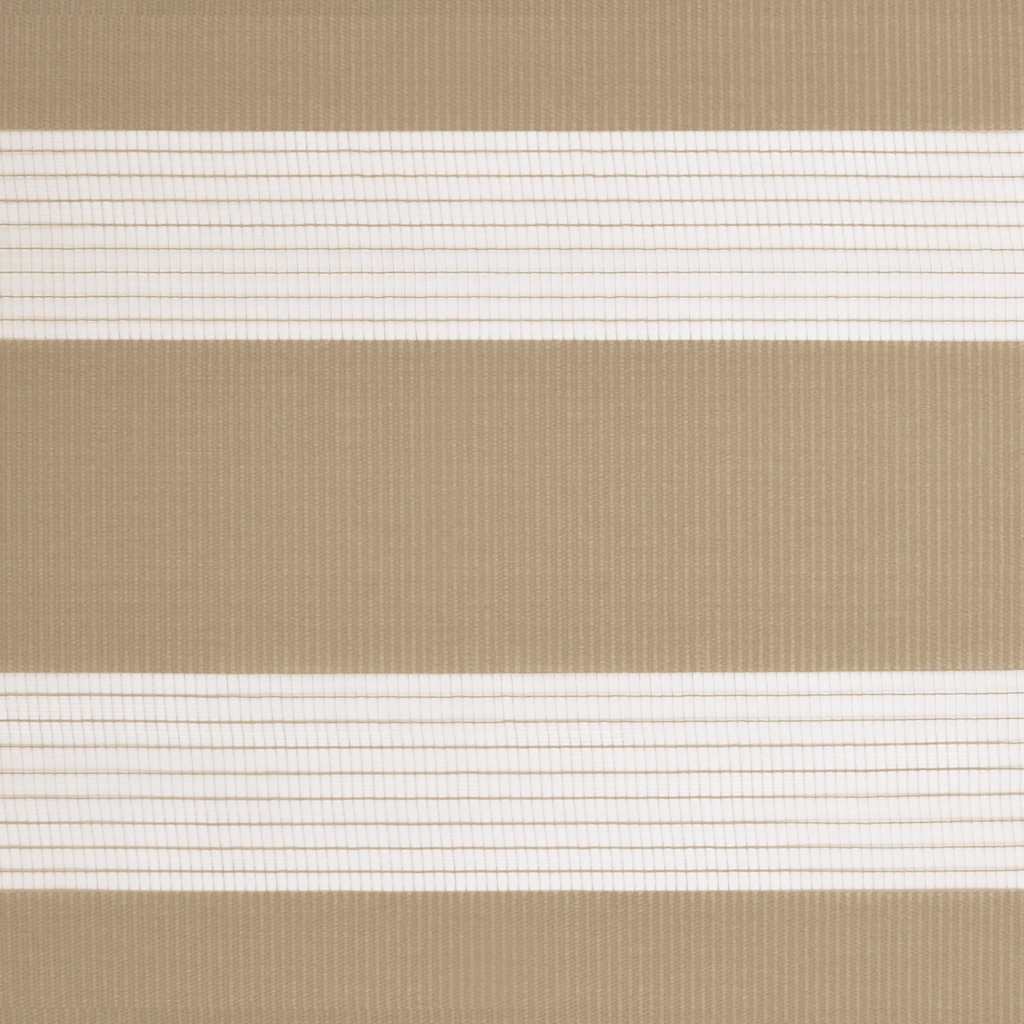 Doppelrollo Sandbraun 140x150 cm Stoffbreite 135,9 cm Polyester