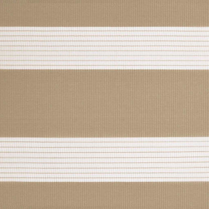 Doppelrollo Sandbraun 140x150 cm Stoffbreite 135,9 cm Polyester