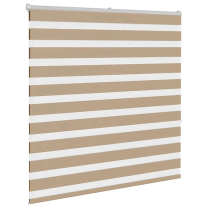 Doppelrollo Sandbraun 145x150 cm Stoffbreite 140,9 cm Polyester