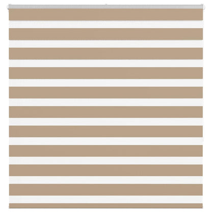 Doppelrollo Sandbraun 150x150 cm Stoffbreite 145,9 cm Polyester