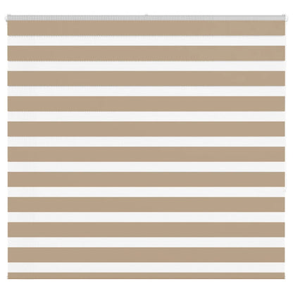 Doppelrollo Sandbraun 165x150 cm Stoffbreite 160,9 cm Polyester