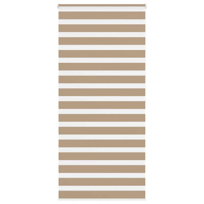 Doppelrollo Sandbraun 105x200 cm Stoffbreite 100,9 cm Polyester