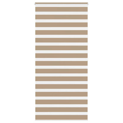 Doppelrollo Sandbraun 115x200 cm Stoffbreite 110,9 cm Polyester