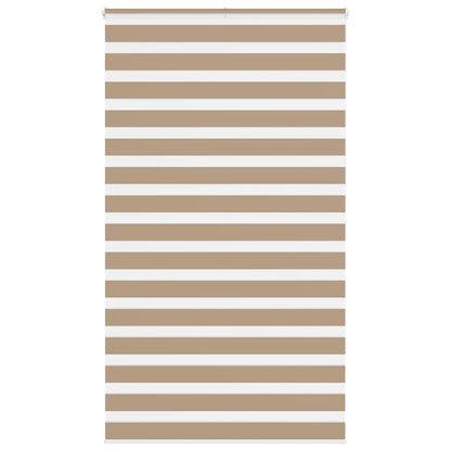 Doppelrollo Sandbraun 135x200 cm Stoffbreite 130,9 cm Polyester