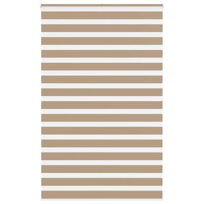 Doppelrollo Sandbraun 145x200 cm Stoffbreite 140,9 cm Polyester