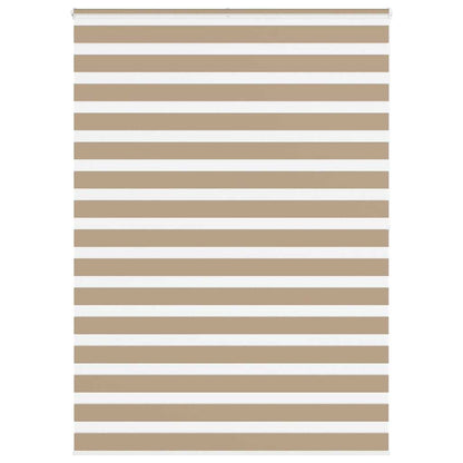 Doppelrollo Sandbraun 165x200 cm Stoffbreite 160,9 cm Polyester