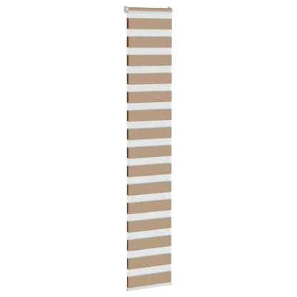 Doppelrollo Sandbraun 40x230 cm Stoffbreite 35,9 cm Polyester