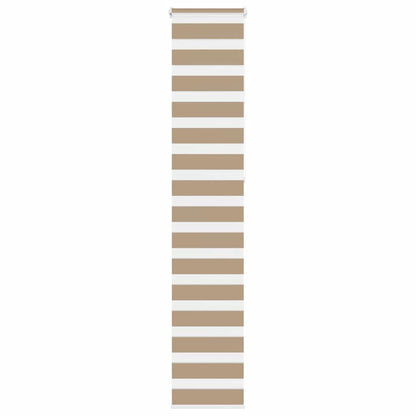 Doppelrollo Sandbraun 45x230 cm Stoffbreite 40,9 cm Polyester